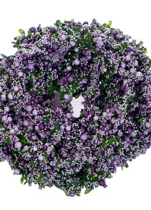 Гірлянда квіткова лавандова штучні квіти декор