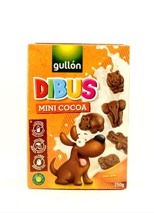 Шоколадное детское печенье Gullon Dibus mini cacoa 250g (Испания)