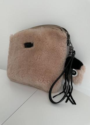 Vespucci сумка клатч натуральной мех натуральный мех