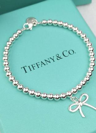 Серебряный браслет bow tiffany co