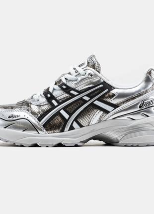 Мужские кроссовки Asics Gel-1090 x KIKS Silver, серебряные кож...