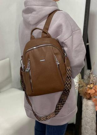 Женский стильный качественный рюкзак сумка для девушек из эко ...