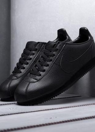 Мужские кроссовки nike cortez (чорні) 43