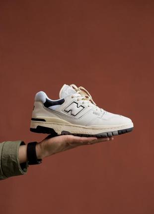 Мужские кроссовки new balance 550 “cream black”