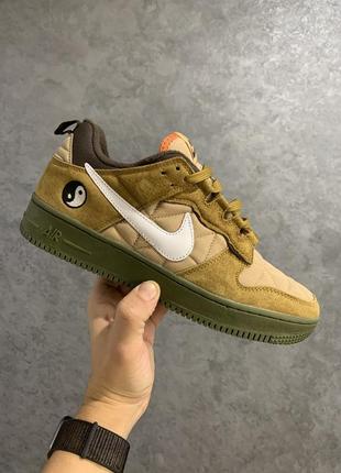 Зимние мужские кроссовки nike air force 1 low cactus plant fle...