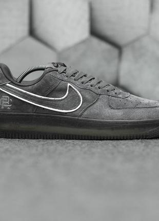 Мужские кроссовки nike air force 1 mid x reigning  low (темно/...