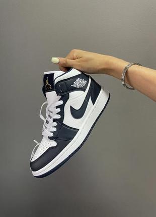 Мужские кроссовки nike air jordan retro 1 “gold obsidian”