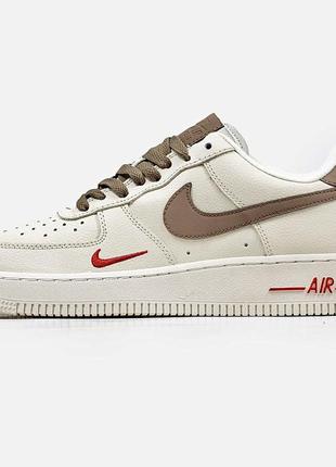 Мужские кроссовки nike air force 1 yohood rice white