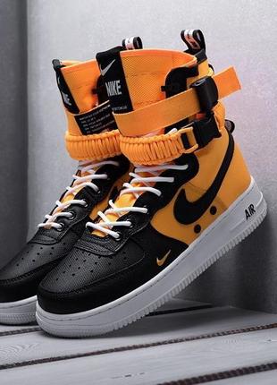 Мужские кроссовки nike sf air force 1 (жовті)