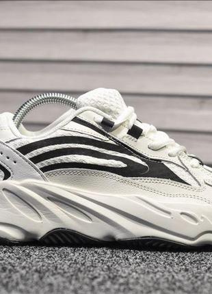 Мужские кроссовки adidas yeezy 700 (білі)