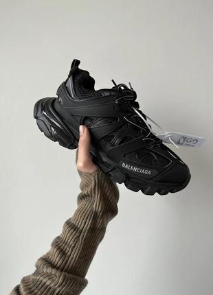 Женские кроссовки balenciaga track black premium