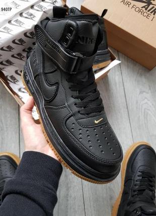 Зимние мужские кроссовки nike air force 1 gore-tex термо