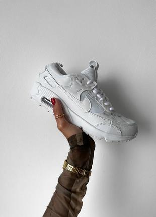 Кросівки nike w air max 90 futura triple white