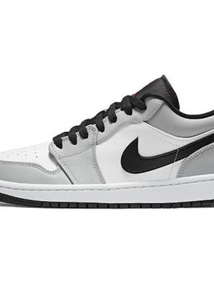 Мужские кроссовки nike jordan 1 retro low grey