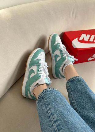 Женские кроссовки nike sb low mint