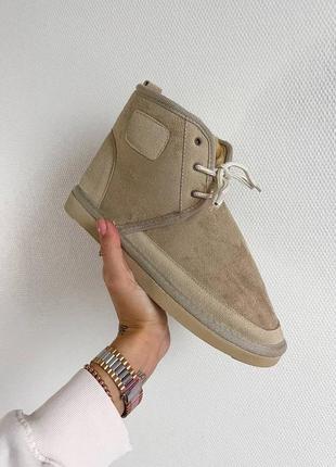 Зимние женские ботинки ugg neumel gray