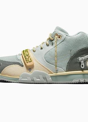 Мужские кроссовки nike air trainer  1 travis scott grey haze