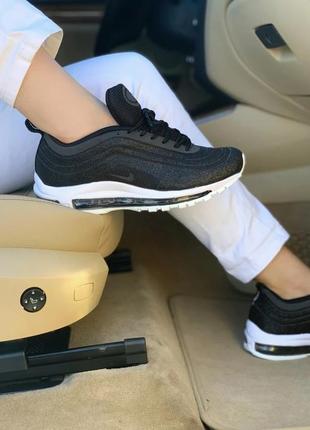 Женские кроссовки nike swarovski 97 black