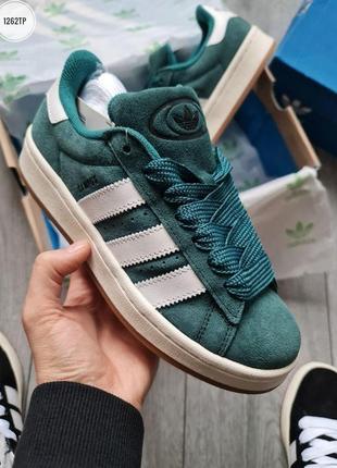 Женские кроссовки adidas campus green