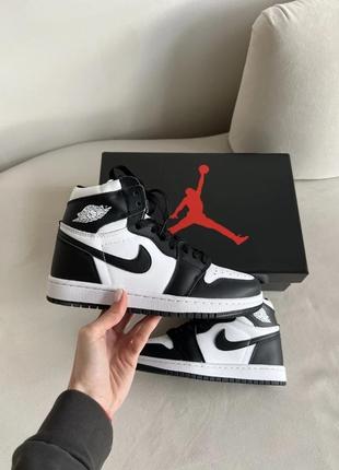 Кроссовки nike air jordan black/white