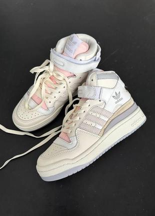 Кросівки adidas forum '84 high cream/pink