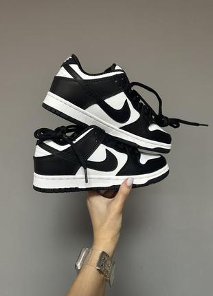 Мужские кроссовки nike sb dunk low black / white