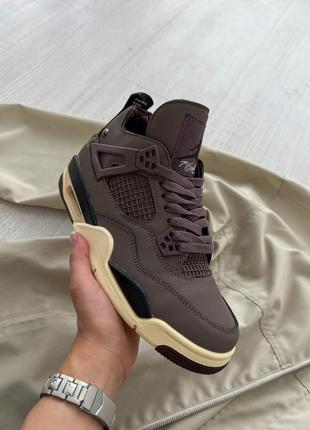 Кроссовки nike air jordan 4 retro "violet ore"