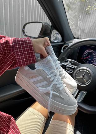 Кроссовки adidas gazelle bold grey