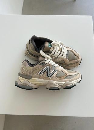 Женские кроссовки new balance 9060 beige