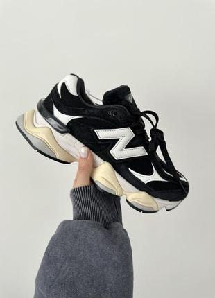 Кроссовки new balance 9060 black & white » premium