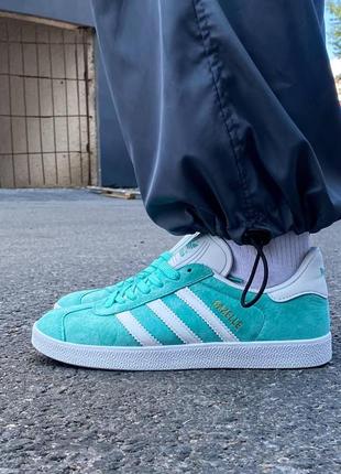 Кроссовки adidas gazelle mint