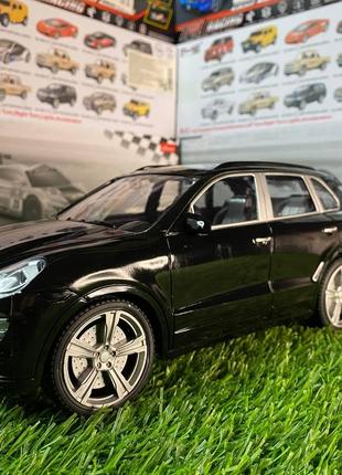 Джип на радиоуправлении Porsche Cayenne Черный. Машинка на пул...