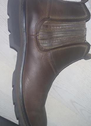 Кожаные ботинки-челси skechers размер 43-44 (28,5 см)
