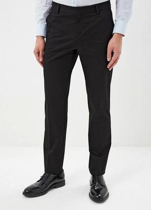 Чоловічі чорні брендові класичні штани брюки h&m, 33 розмір.
