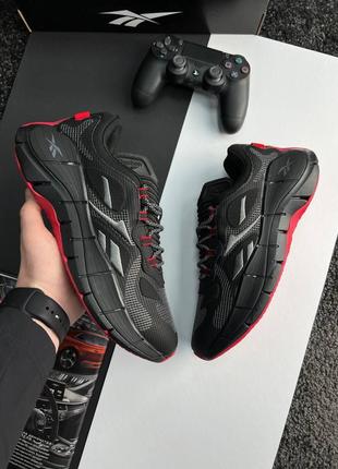 Мужские кроссовки reebok zig kinetica &lt;unk&gt; black red