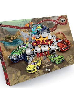 Детская настольная развлекательная игра "Crazy Cars Rally" DTG...