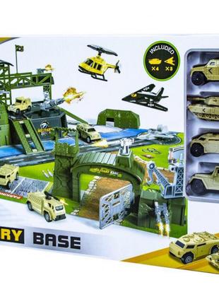 Детский игровой набор Военная База Military P881-A с машинками...