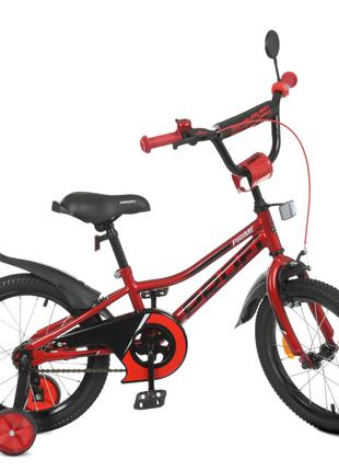 Велосипед детский PROF1 Y18221-1 18 дюймов, красный