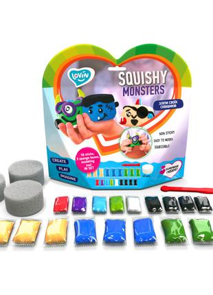 Набор для лепки с воздушным пластилином Squishy Monsters ТМ Lo...