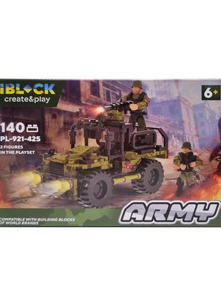 Конструктор детский Армия IBLOCK PL-921-425, 4 вида