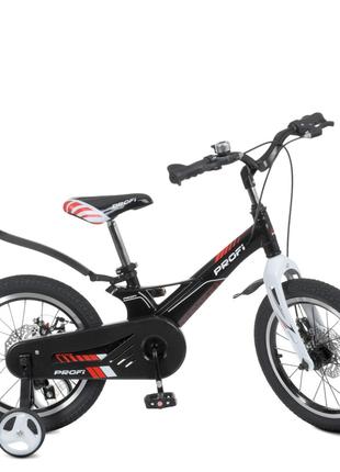 Велосипед детский PROF1 LMG18235-1 18 дюймов, черный