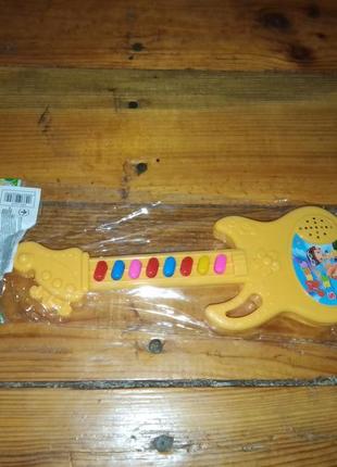 Музыкальная детская игрушечная гитара с нотами, оценка, отсутс...