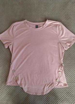 Розовая женская футболка, xl