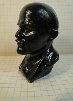 Бюст Ленина миниатюра чугун