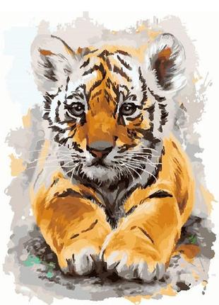 Картина за номерами. brushme "милий тигр" gx24302