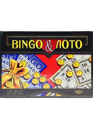 Настільна гра "bingo & лото" майстер mkl1005