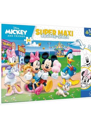 Дитячі пазли super махі disney "парк розваг" trefl 41005 24 ел...