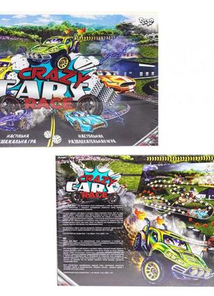 Дитяча настільна розважальна гра "crazy cars race" dtg94r від ...