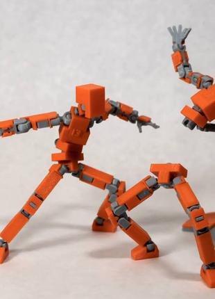 подвижный Робот конструктор Лаки 13 фигурка игрушка сувенир