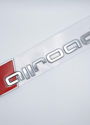 Эмблема надпись Allroad Audi (хром, глянец)